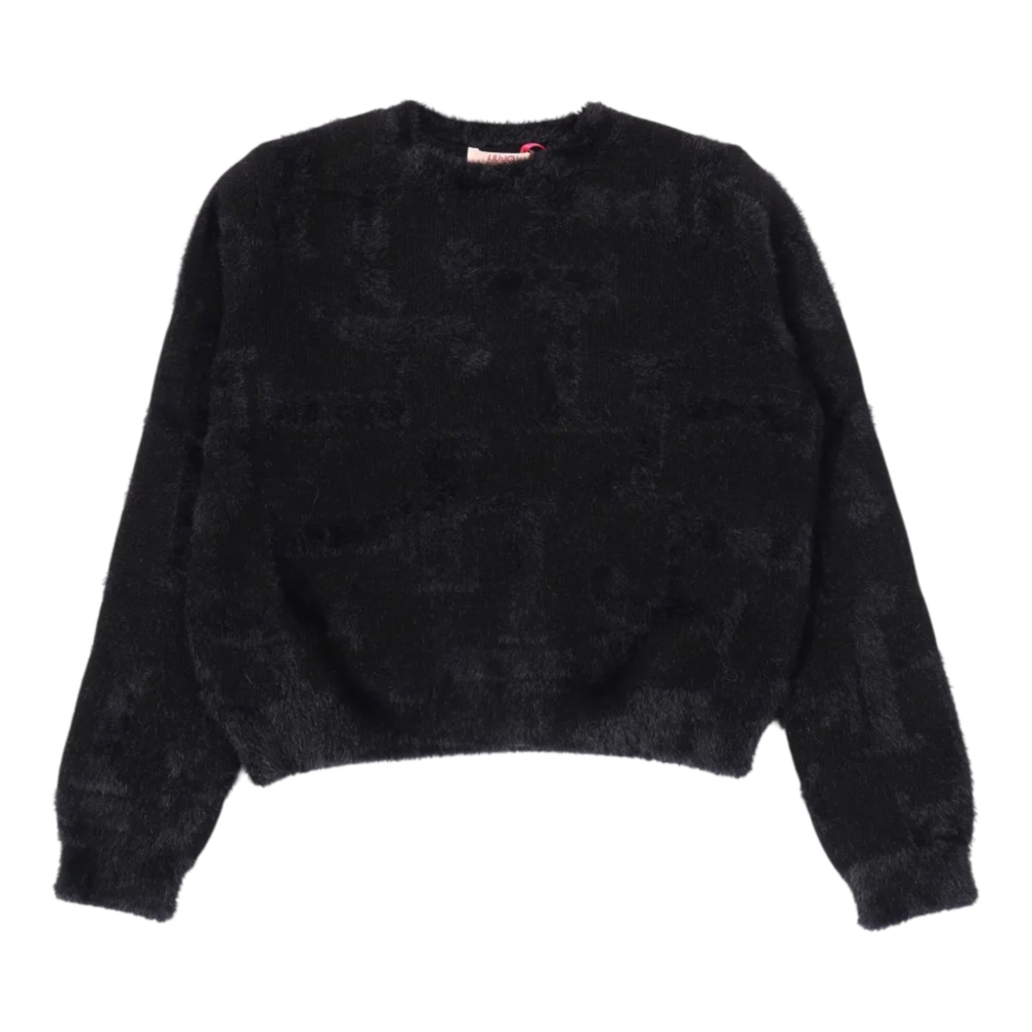 Liu Jo Maglia Girocollo tinta unita Nero per Bambina GF5110XX NERO LIU JO 