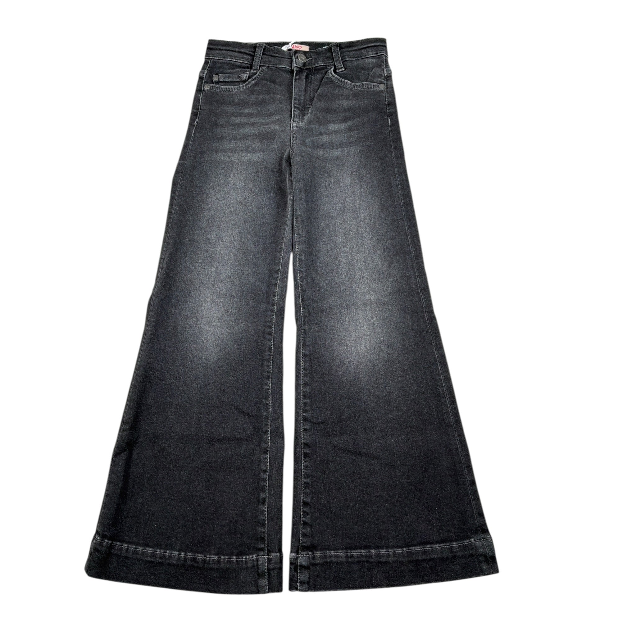 Liu Jo Jeans tinta unita Modello A Zampa Nero per Bambina GF5121X NERO LIU JO 