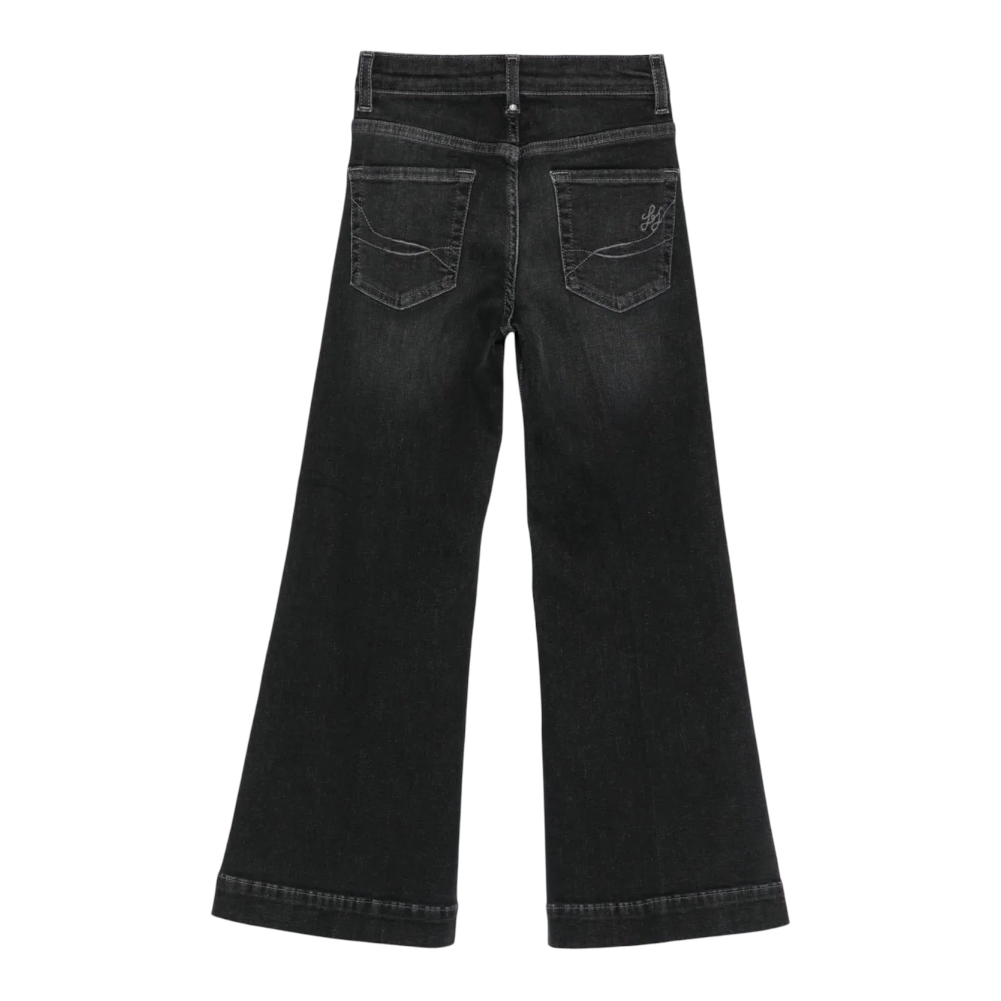 Liu Jo Jeans tinta unita Modello A Zampa Nero per Bambina GF5121XX NERO LIU JO 