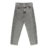 Liu Jo Jeans tinta unita con Brillantini Nero per Bambina GF5123 NERO LIU JO 