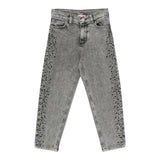Liu Jo Jeans tinta unita con Brillantini Nero per Bambina GF5123X NERO LIU JO 