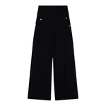 Liu Jo Pantalone tinta unita con Elastico In Vita Nero per Bambina GF5136X NERO LIU JO 