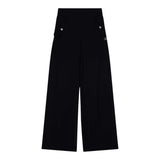 Liu Jo Pantalone tinta unita con Elastico In Vita Nero per Bambina GF5136X NERO LIU JO 