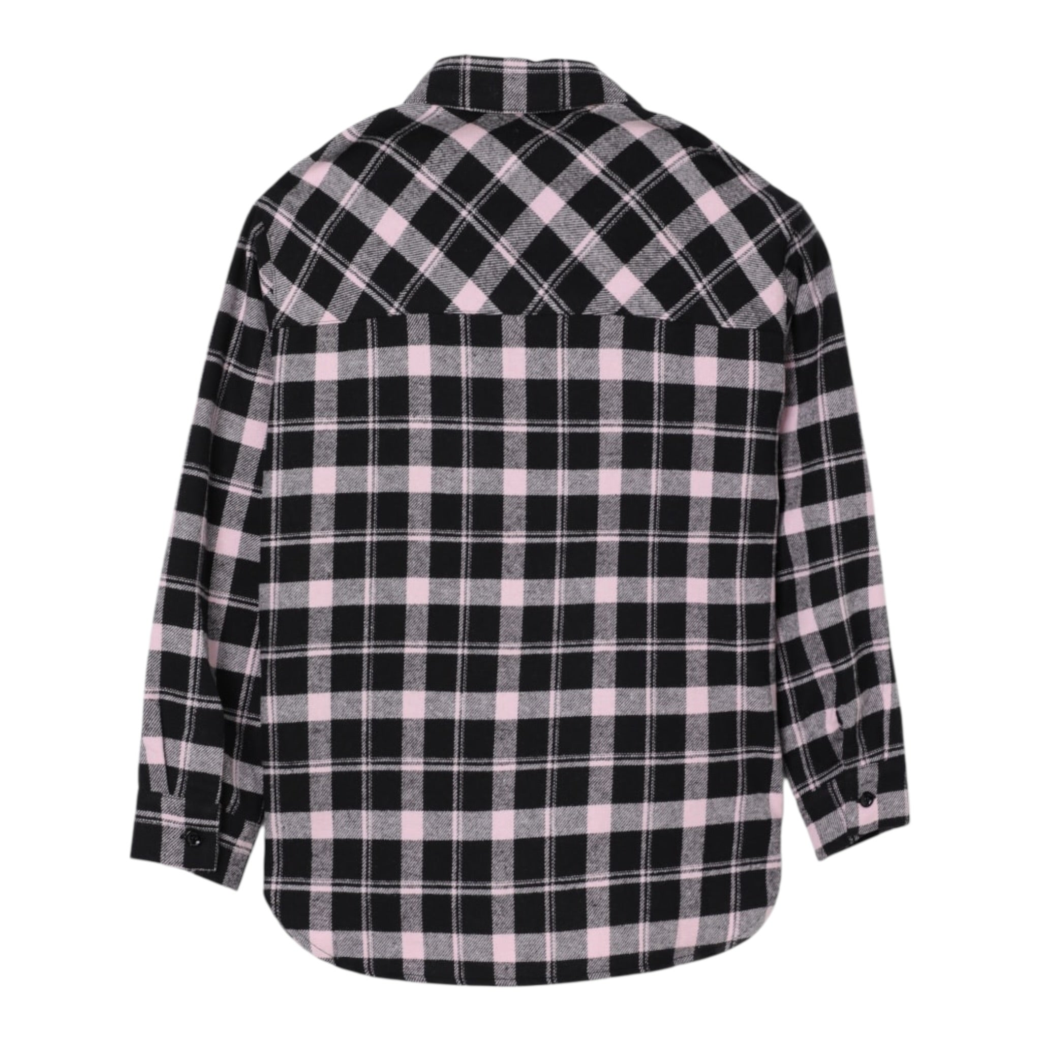 Liu Jo Camicia Manica Lunga Fantasia Quadri Nero per Bambina GF5137 NERO LIU JO 