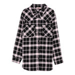 Liu Jo Camicia Manica Lunga Fantasia Quadri Nero per Bambina GF5137X NERO LIU JO 