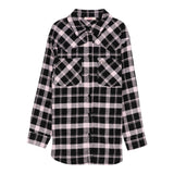 Liu Jo Camicia Manica Lunga Fantasia Quadri Nero per Bambina GF5137X NERO LIU JO 