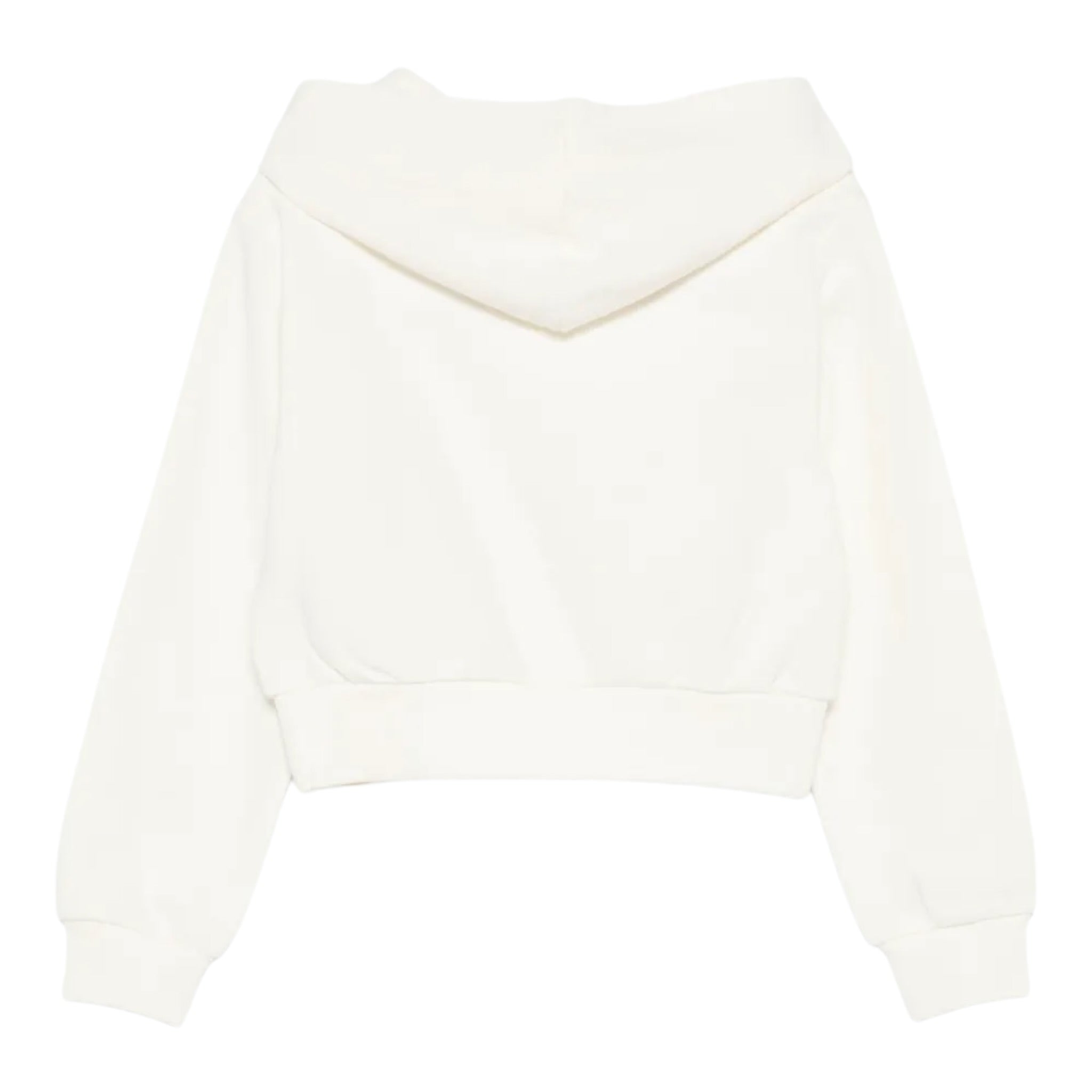 Liu Jo Felpa tinta unita con Cappuccio Panna per Bambina GF5147 PANNA LIU JO 