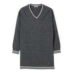 Liu Jo Abito In Maglia tinta unita Grigio per Bambina GF5162 GRIGIO LIU JO 