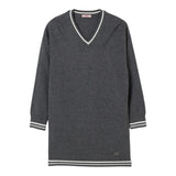 Liu Jo Abito In Maglia tinta unita Grigio per Bambina GF5162 GRIGIO LIU JO 