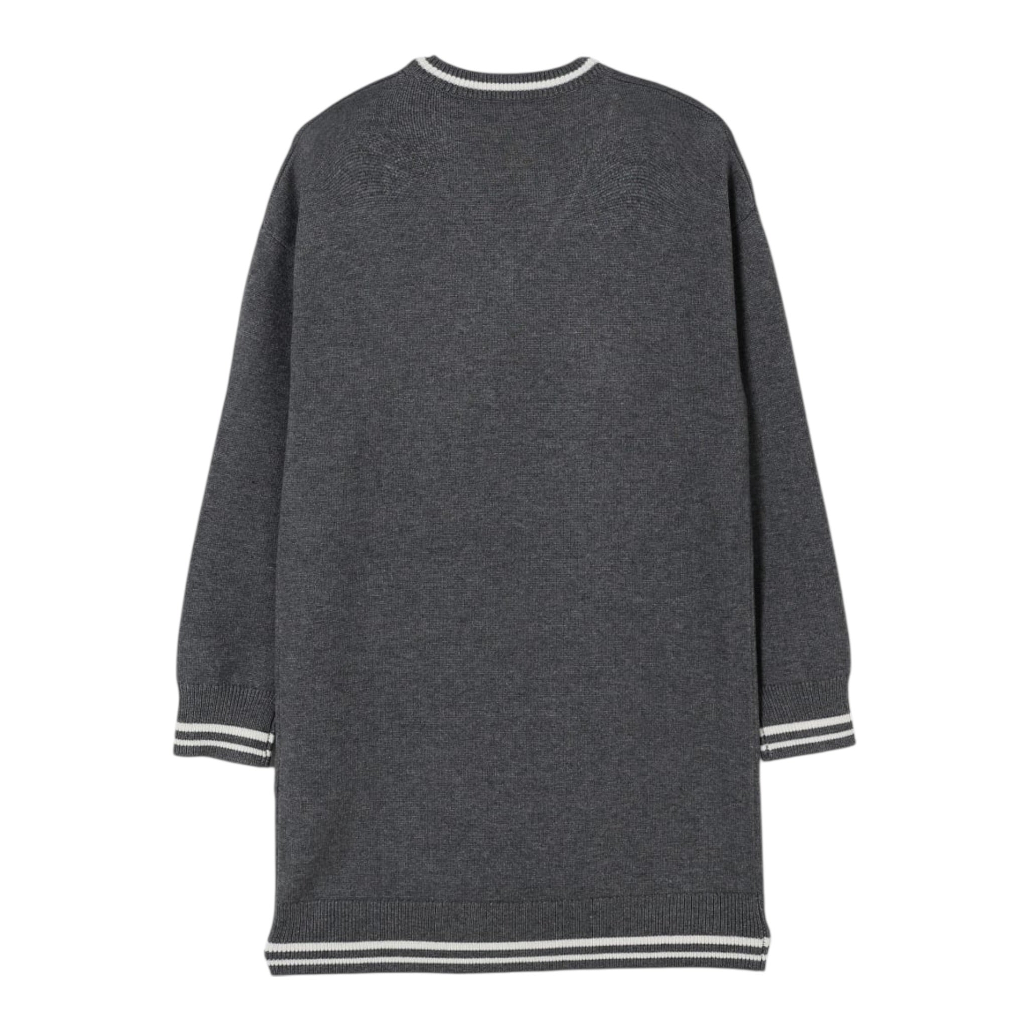 Liu Jo Abito In Maglia tinta unita Grigio per Bambina GF5162 GRIGIO LIU JO 