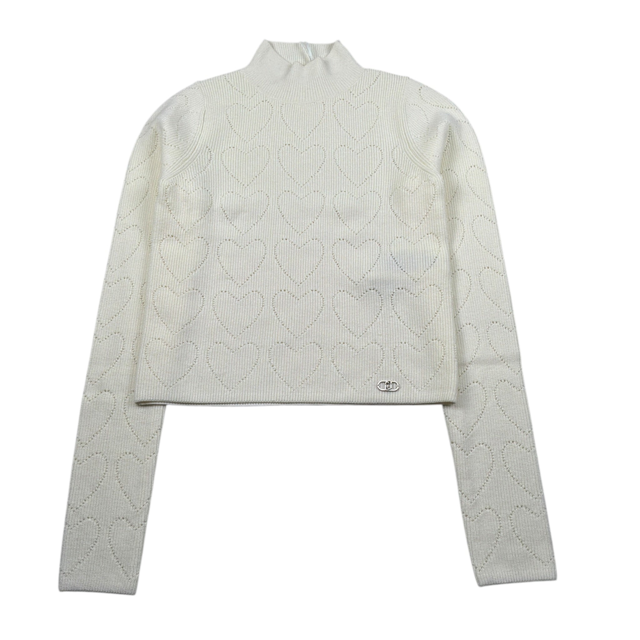 Liu Jo Maglia Mezzo Collo tinta unita Panna per Bambina GF5165 PANNA LIU JO 