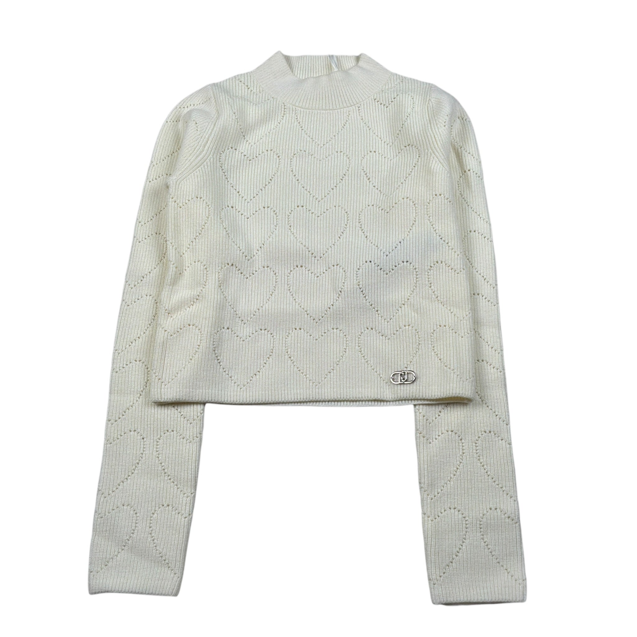 Liu Jo Maglia Mezzo Collo tinta unita Panna per Bambina GF5166 PANNA LIU JO 