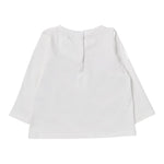 Liu Jo Shirt tinta unita con Stampa Bianco per Neonata HF3035 BIANCO LIU JO 