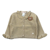 Liu Jo Cardigan tinta unita con Applicazione Oro per Neonata HF4050 ORO LIU JO 