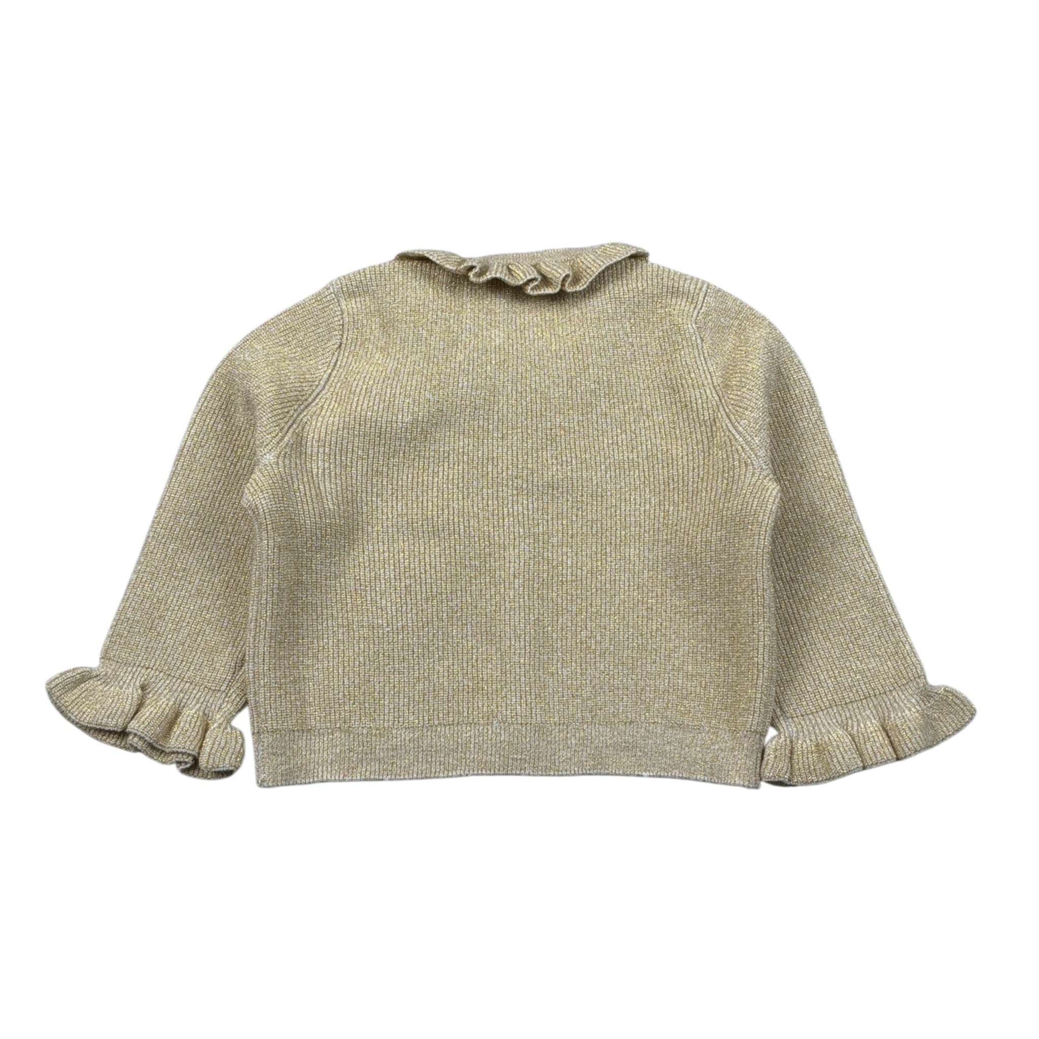 Liu Jo Cardigan tinta unita con Applicazione Oro per Neonata HF4050 ORO LIU JO 