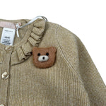 Liu Jo Cardigan tinta unita con Applicazione Oro per Neonata HF4050 ORO LIU JO 