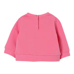 Liu Jo Felpa Chiusa Girocollo tinta unita Rosa per Neonata HF5018 ROSA LIU JO 