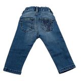 Liu Jo Jeans tinta unita con Elastico In Vita Blu per Neonata HF5031 BLU LIU JO 
