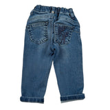 Liu Jo Jeans tinta unita con Elastico In Vita Blu per Neonata HF5031X BLU LIU JO 