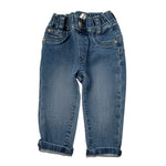 Liu Jo Jeans tinta unita con Elastico In Vita Blu per Neonata HF5031X BLU LIU JO 