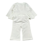 Liu Jo Completo 2Pz Felpa con Zip-Pantalone Bianco per Neonata HF5037 BIANCO LIU JO 