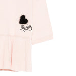 Liu Jo Abito Manica Lunga tinta unita con Cuori Rosa per Neonata HF5043 ROSA LIU JO 