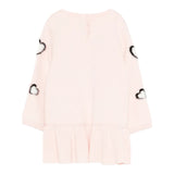 Liu Jo Abito Manica Lunga tinta unita con Cuori Rosa per Neonata HF5043X ROSA LIU JO 