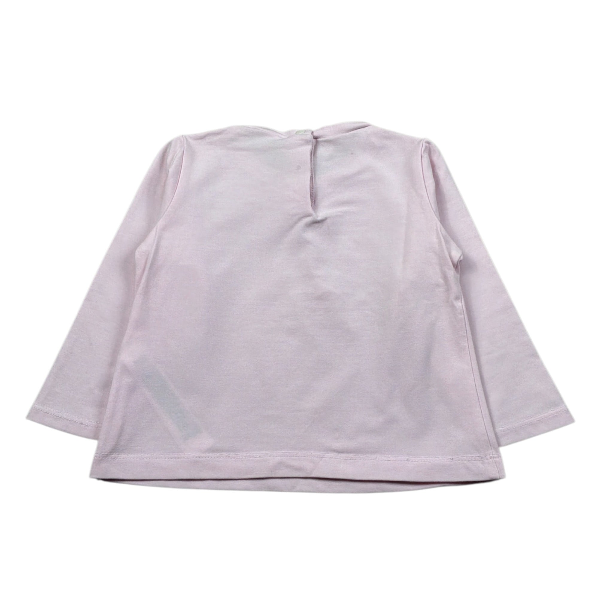Liu Jo Shirt Girocollo tinta unita con Stampa Rosa per Neonata HF5052 ROSA LIU JO 