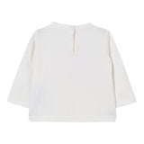 Liu Jo Shirt Girocollo tinta unita con Stampa Panna per Neonata HF5052X PANNA LIU JO 