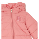 Liu Jo Giubbino tinta unita con Cappuccio Rosa per Neonata HF5054XX ROSA LIU JO 