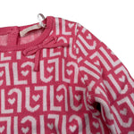 Liu Jo Abito Manica Lunga Stampa Fantasia Rosa per Neonata HF5055 ROSA LIU JO 