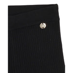 Liu Jo Pantalone tinta unita con Elastico In Vita Nero per Neonata HF5057X NERO LIU JO 