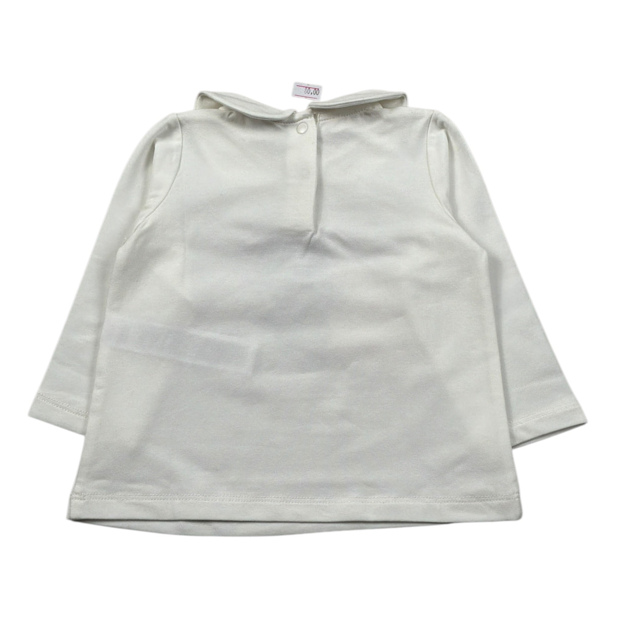 Liu Jo Shirt tinta unita con Colletto Panna per Neonata HF5067X PANNA LIU JO 