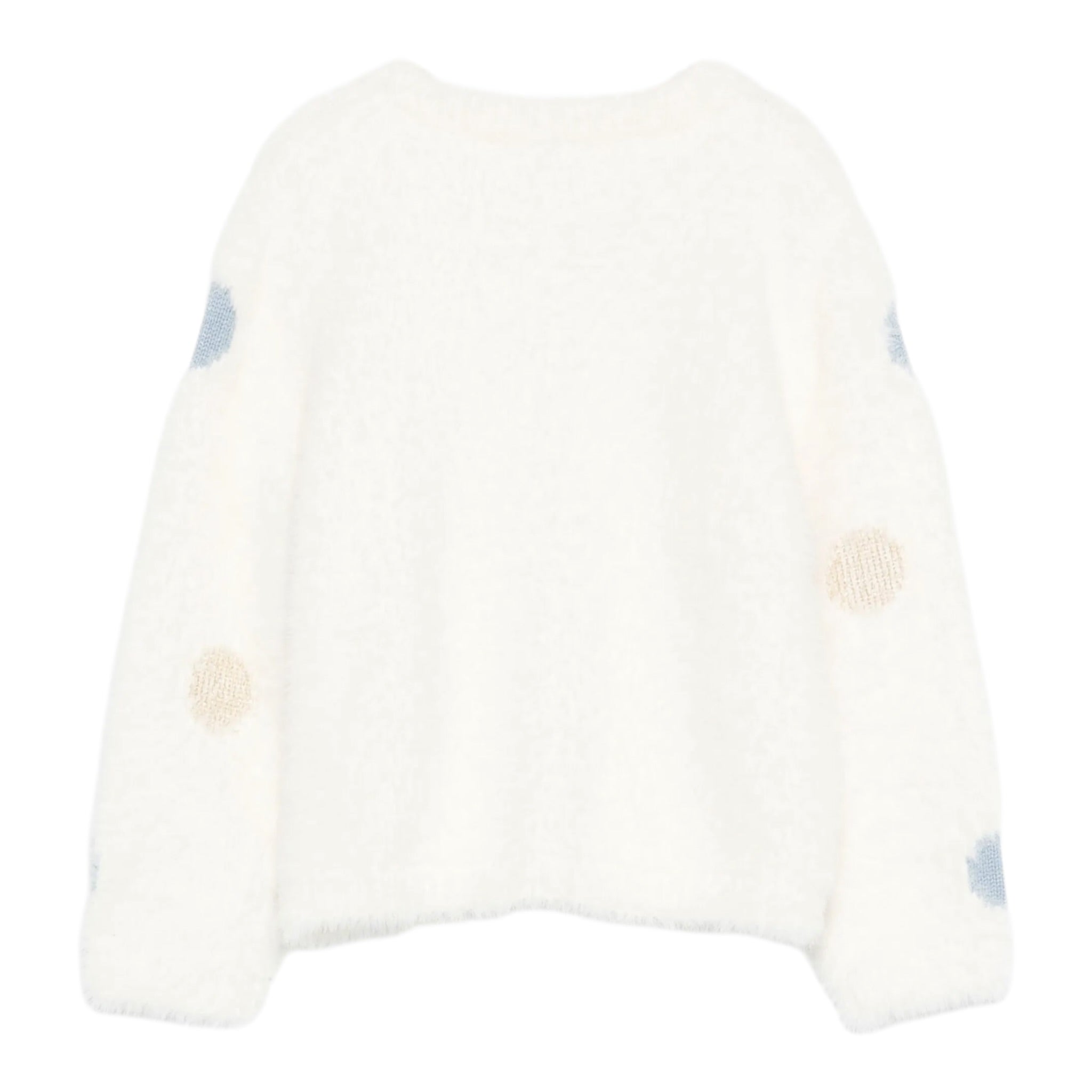Liu Jo Cardigan tinta unita con Ricami Panna per Bambina HF5070 PANNA LIU JO 