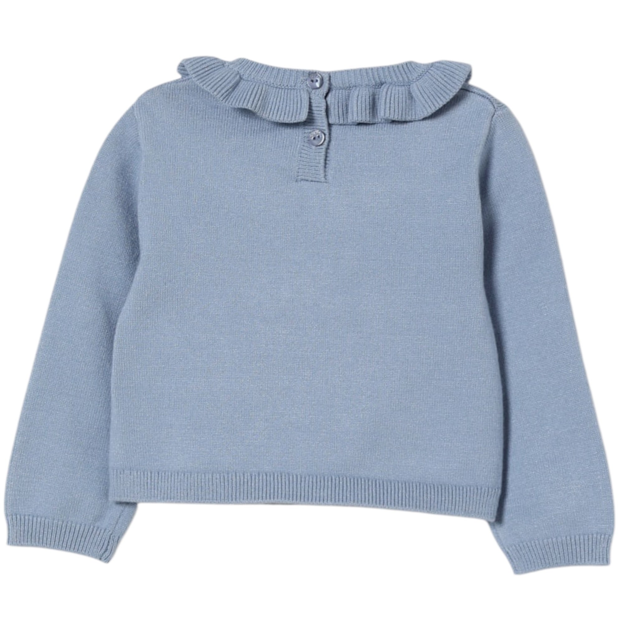 Liu Jo Maglia tinta unita con Ricami Azzurro per Neonata HF5071X AZZURRO LIU JO 