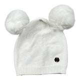 Liu Jo Cappello tinta unita con Pon Pon Bianco per Neonata HF5074 BIANCO LIU JO 