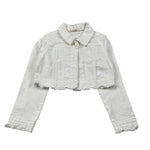 Liu Jo Giubbino In Denim tinta unita Bianco per Bambina KA4027 BIANCO LIU JO 