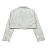 Liu Jo Giubbino In Denim tinta unita Bianco per Neonata KA4027N BIANCO LIU JO 