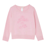 Liu Jo Maglia tinta unita con Ricamo Rosa per Bambina KA4035J ROSA LIU JO 