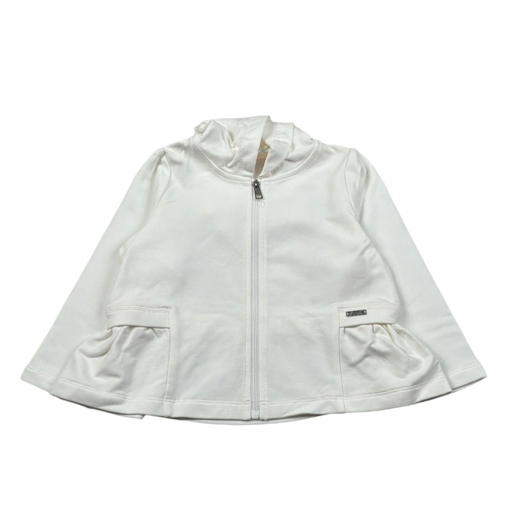 Liu Jo Felpa Xon Zip E Cappuccio tinta unita Bianco per Neonata KA4109N BIANCO LIU JO 