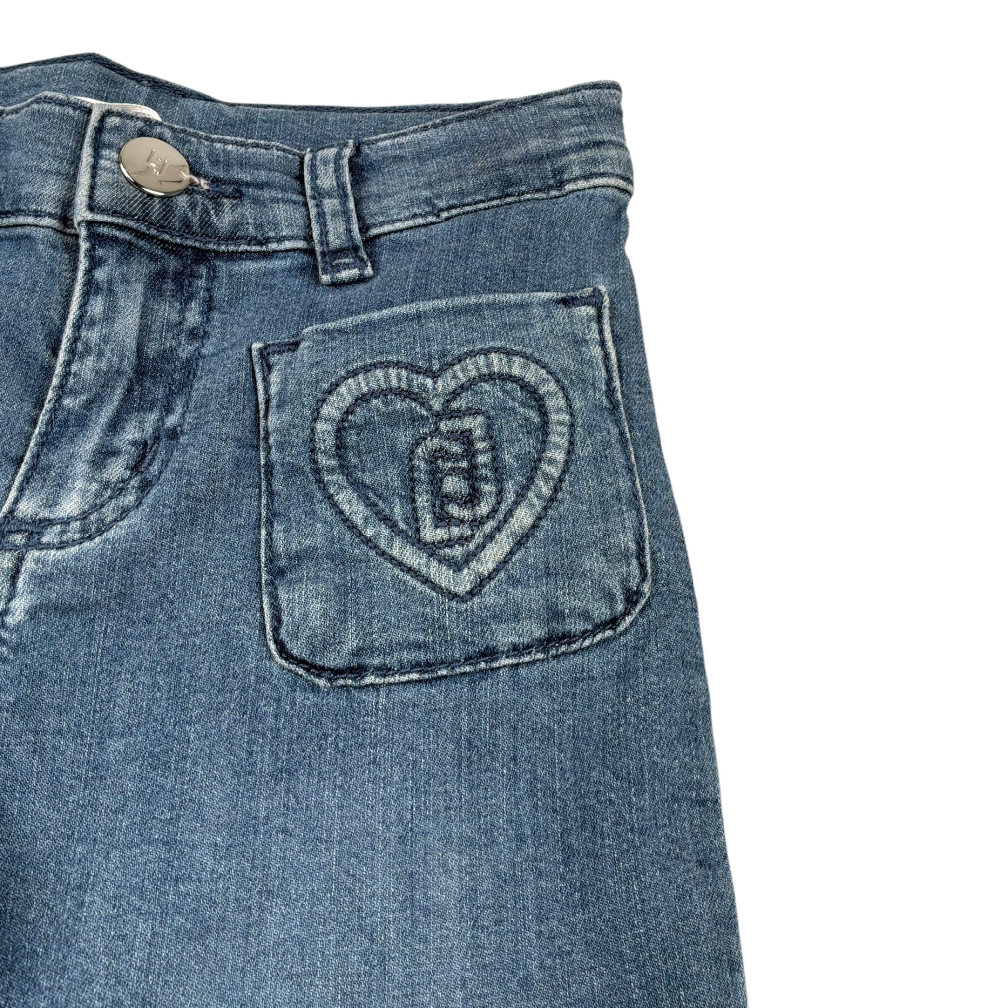 Liu Jo Jeans tinta unita Modello Zampa Blu per Bambina KA5069 BLU LIU JO 