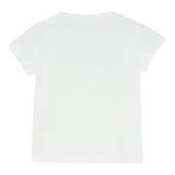 Liu Jo T-Shirt tinta unita con Stampa Bianco per Bambina KA5095 BIANCO LIU JO 