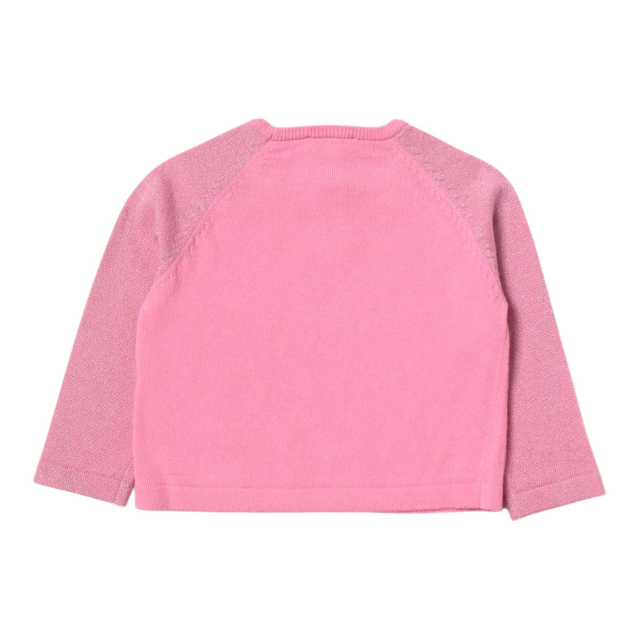 Liu Jo Maglia tinta unita con Applicazioni Rosa per Bambina KF2120 ROSA LIU JO 