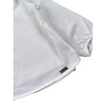 Liu Jo Camicia tinta unita con Colletto Bianco per Neonata KF2159 BIANCO LIU JO 