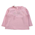 Liu Jo Shirt tinta unita con Stampa Rosa per Neonata KF2194 ROSA LIU JO 