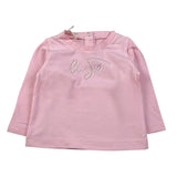 Liu Jo Shirt tinta unita con Stampa Rosa per Neonata KF2194 ROSA LIU JO 