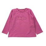 Liu Jo Shirt tinta unita con Stampa Rosa per Neonata KF3048 ROSA LIU JO 