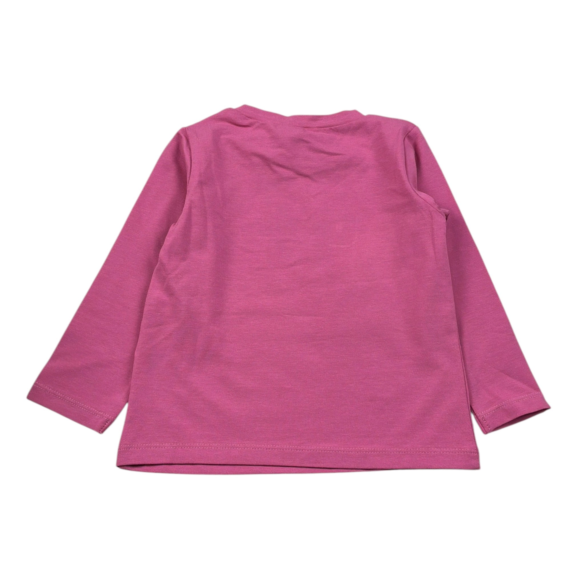 Liu Jo Shirt tinta unita con Stampa Rosa per Neonata KF3048 ROSA LIU JO 