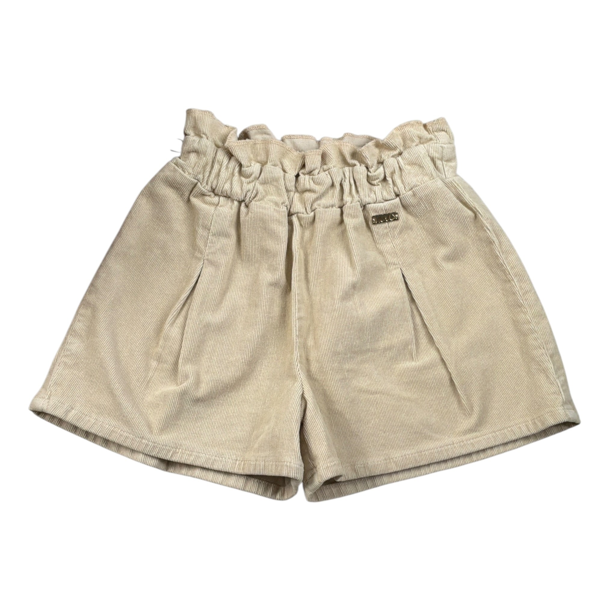 Liu Jo Short tinta unita con Elastico In Vita Beige per Bambina KF3094 BEIGE LIU JO 