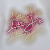 Liu Jo Shirt tinta unita con Stampa Bianco per Neonata KF3106 BIANCO LIU JO 